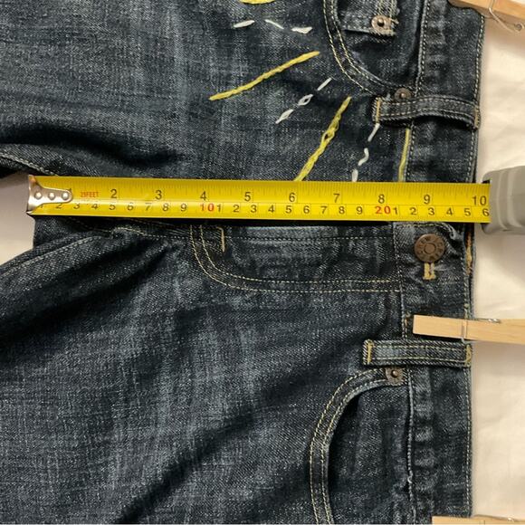 J. Crew Sunshine Hipslung Frayed Hem Cropped Jean 28 Boho Festival Retrogirl - Picture 8 of 11